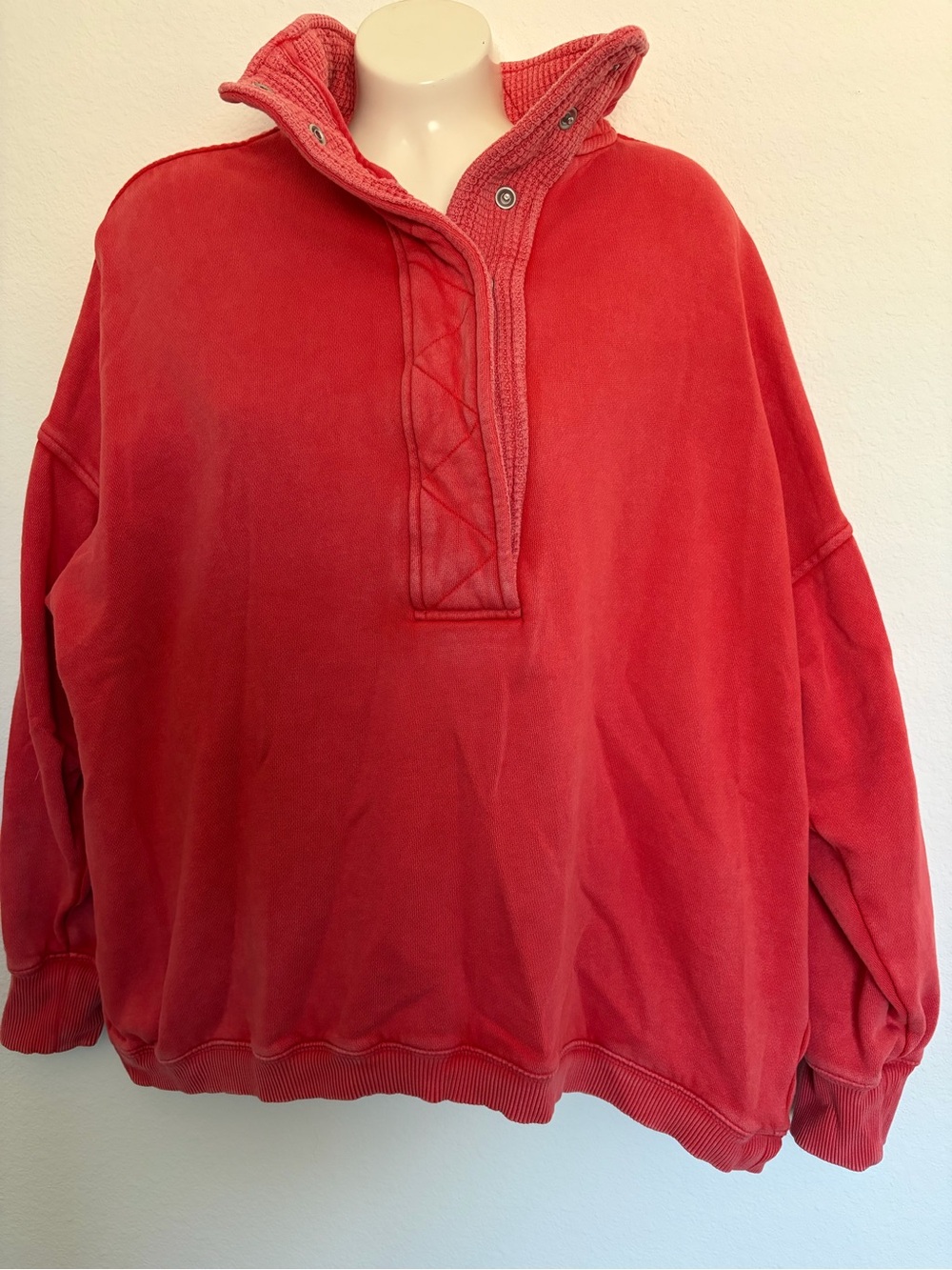 Aerie Pullover Quarter-Snap Shirt - medium